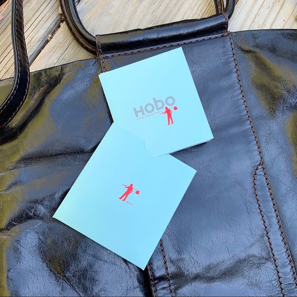 Hobo the original brown leather tote crossbody bag - Picture 8 of 8